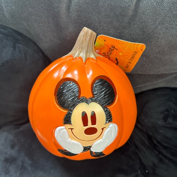 Disney Other - NWT Disney Mickey Mouse Light Up Pumpkin Halloween Decoration CVS Exclusive